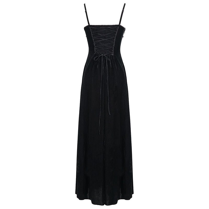 Vintage Goth Long Dress