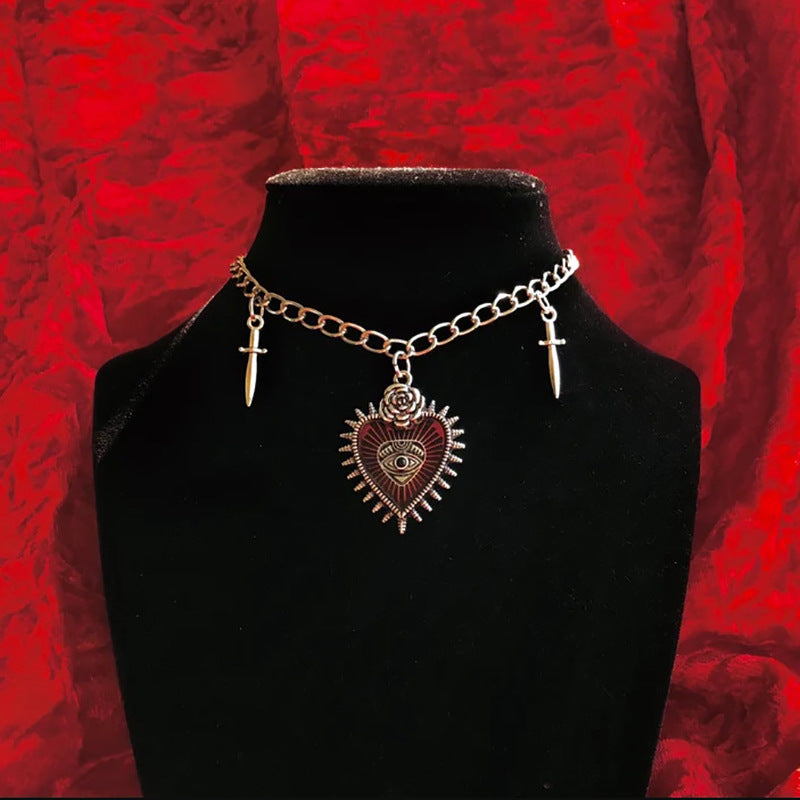 Heart and Sword Pendant